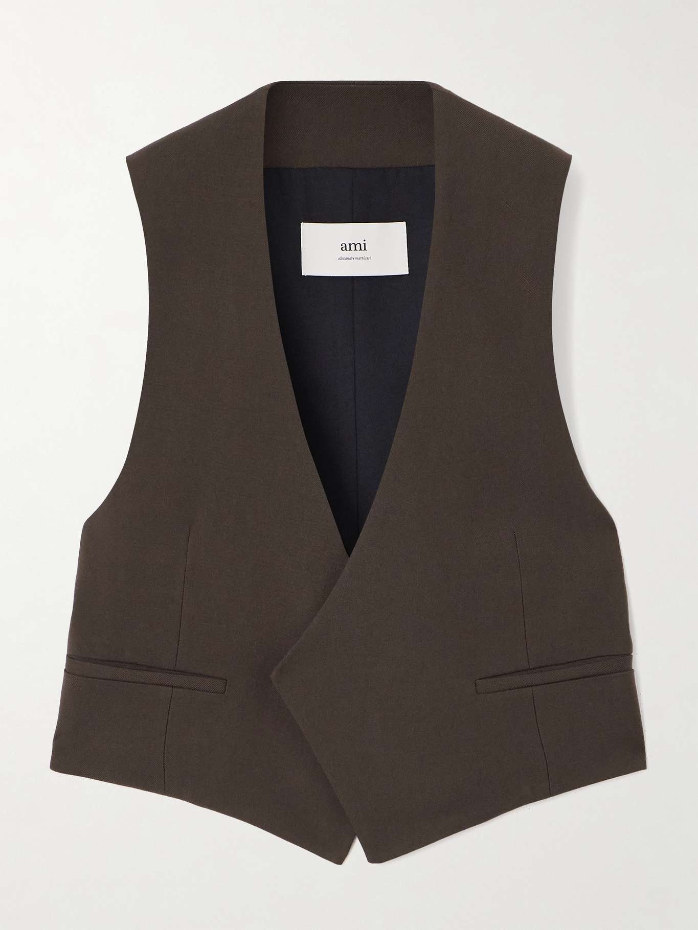 Wool-twill vest - 1