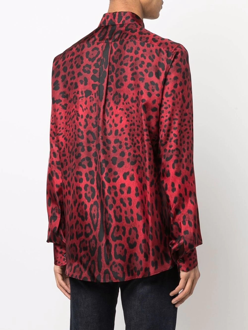 leopard-print long-sleeve shirt - 4