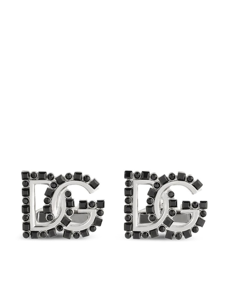 logo-embellished cufflinks 1