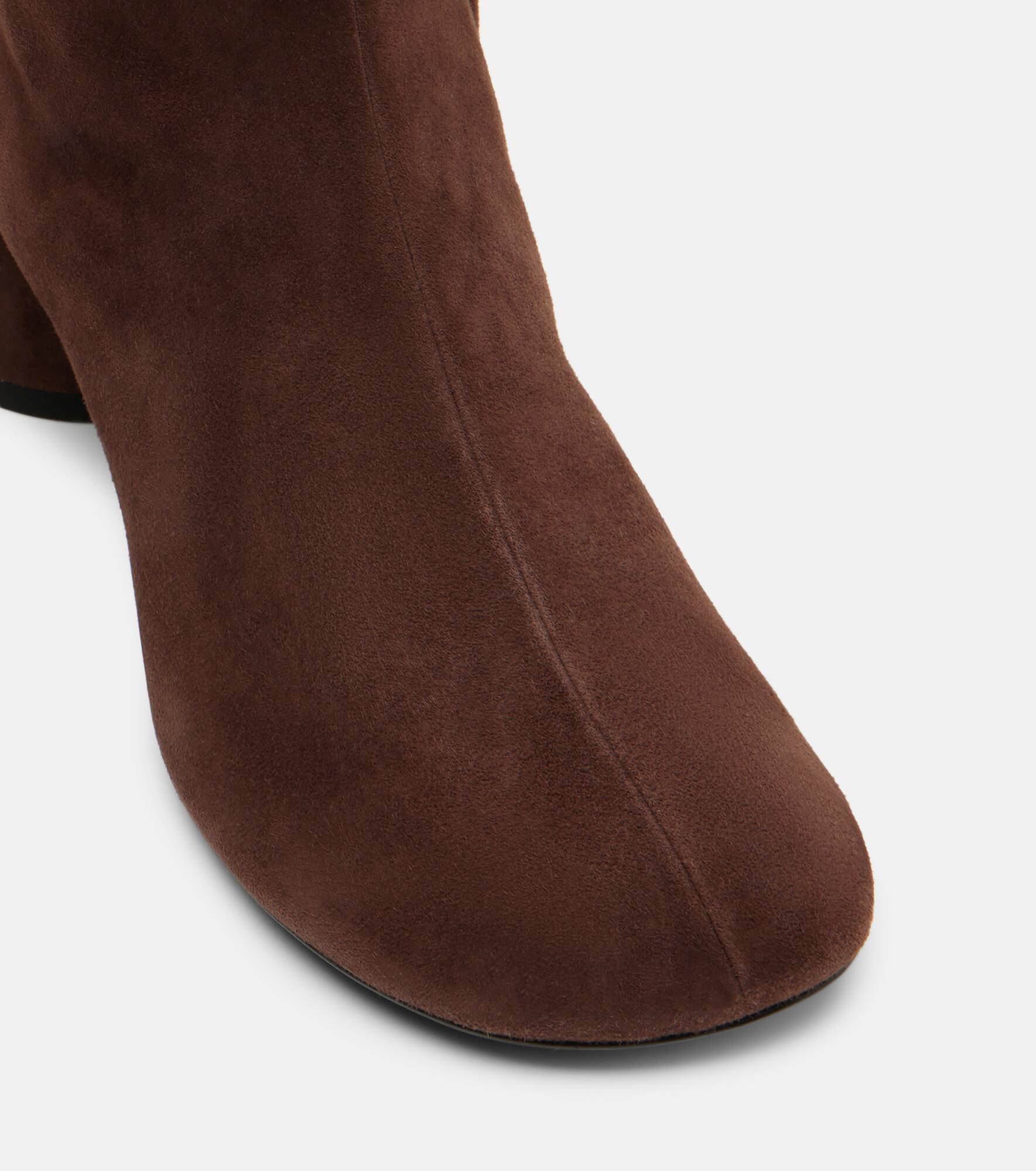 Glove suede ankle boots - 5