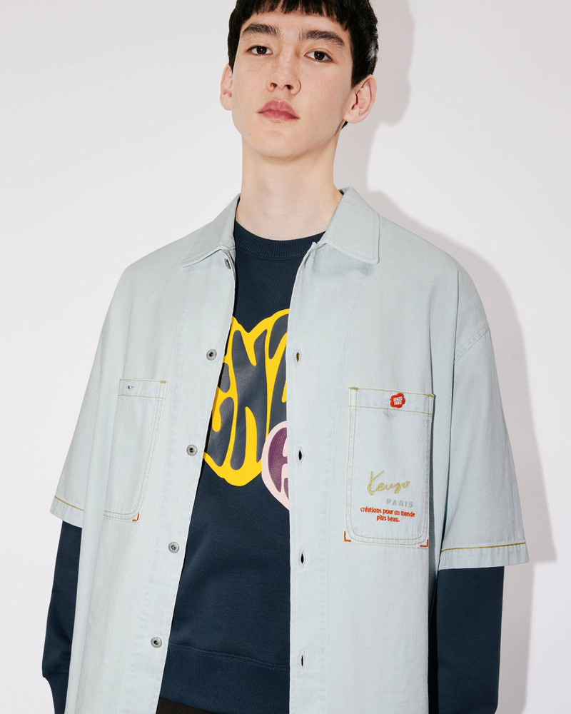 Denim Hawaiian shirt 4