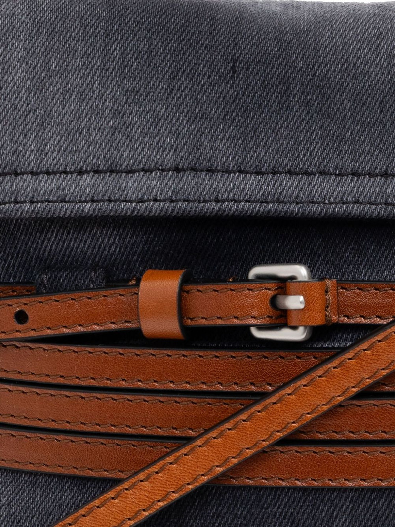Tie Me denim belted mini bag 4