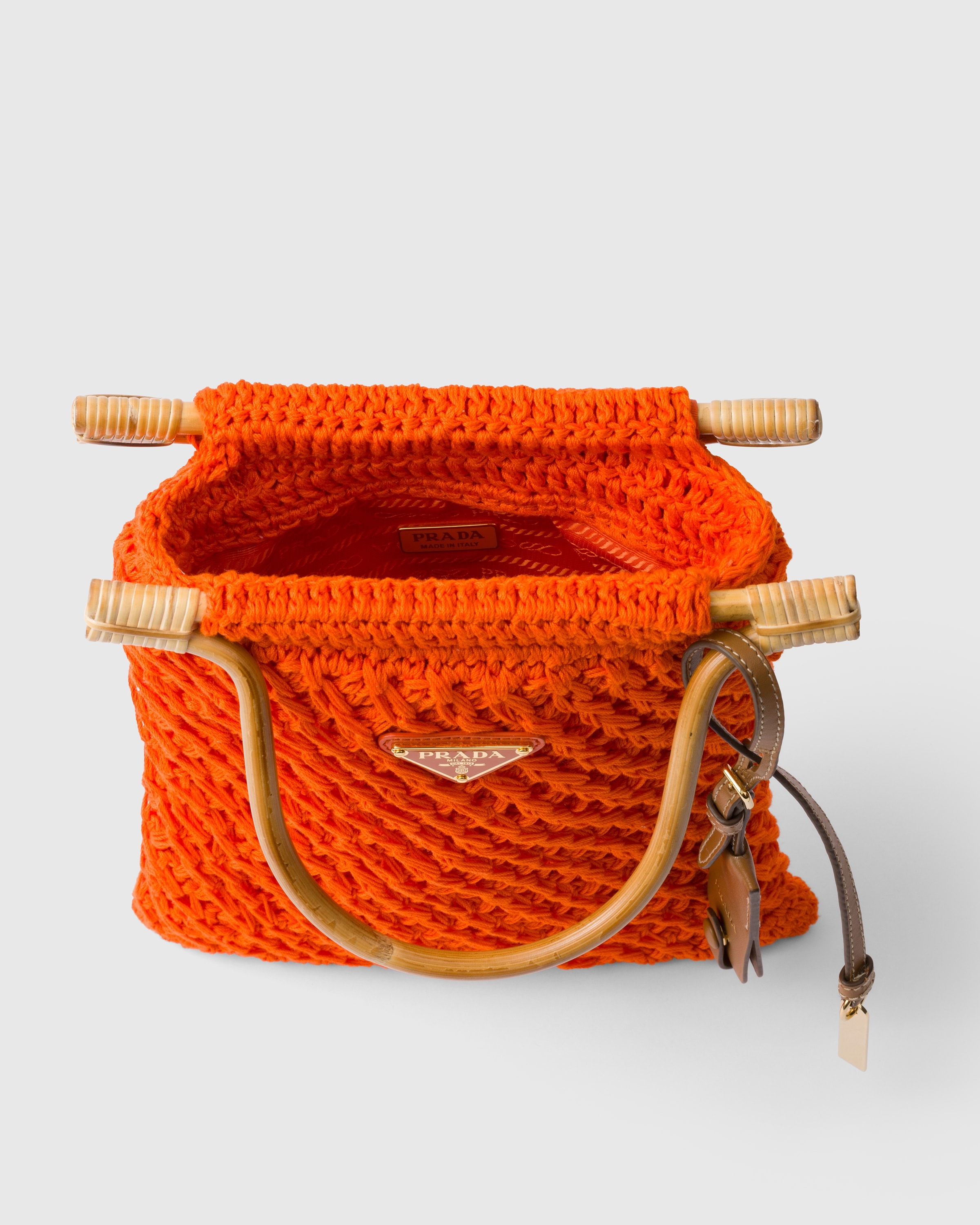 Cotton crochet mini-handbag - 5