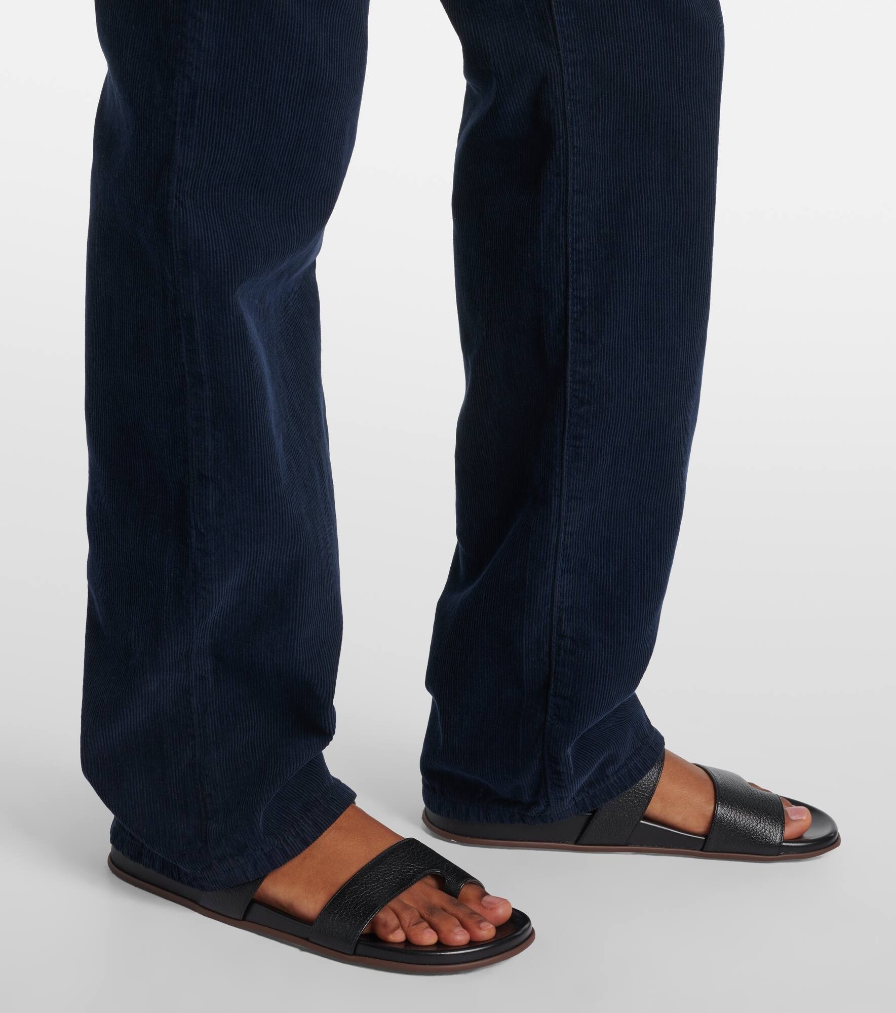 Carlyl cotton corduroy slim pants - 5