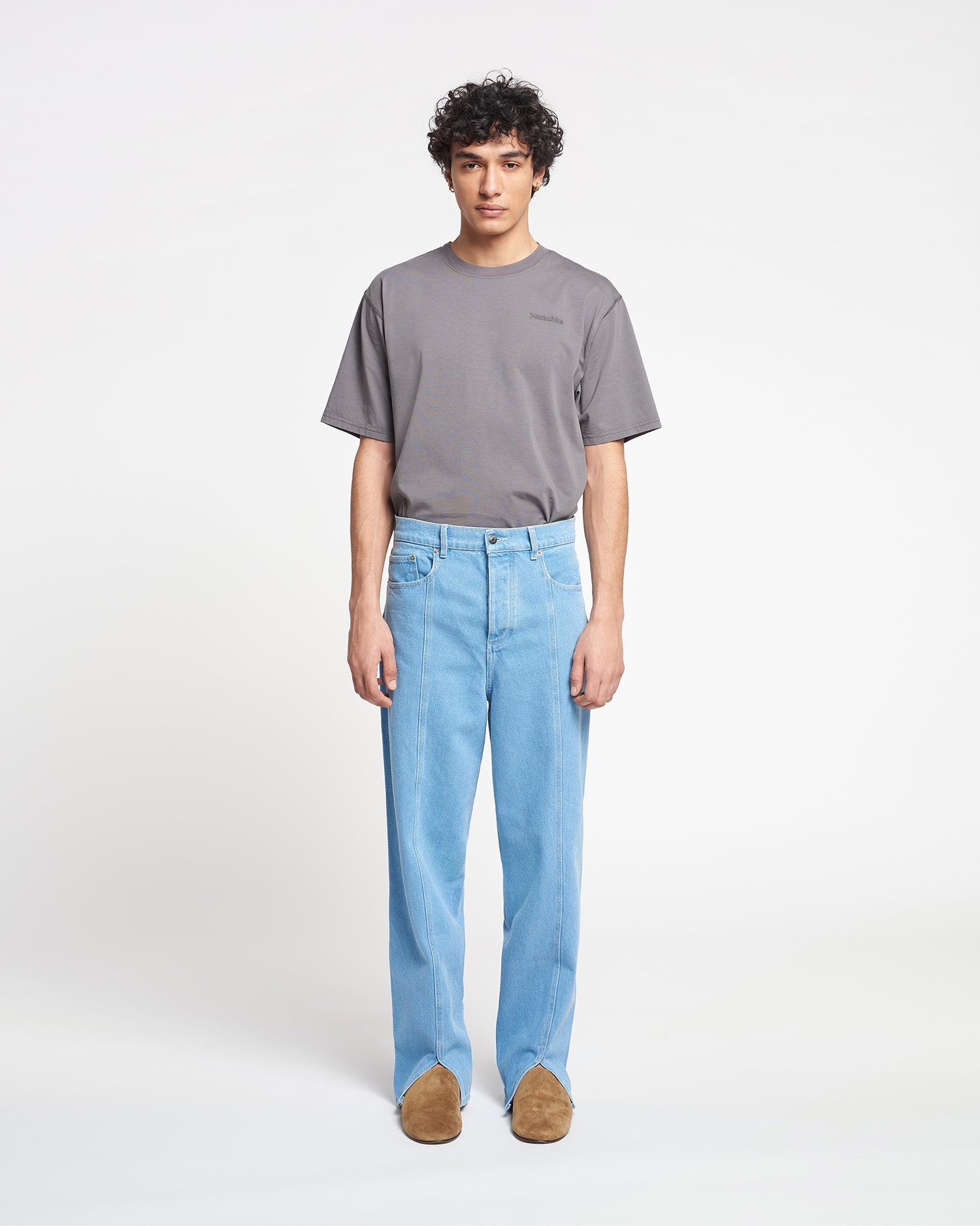 Split-Hem Jeans - 1