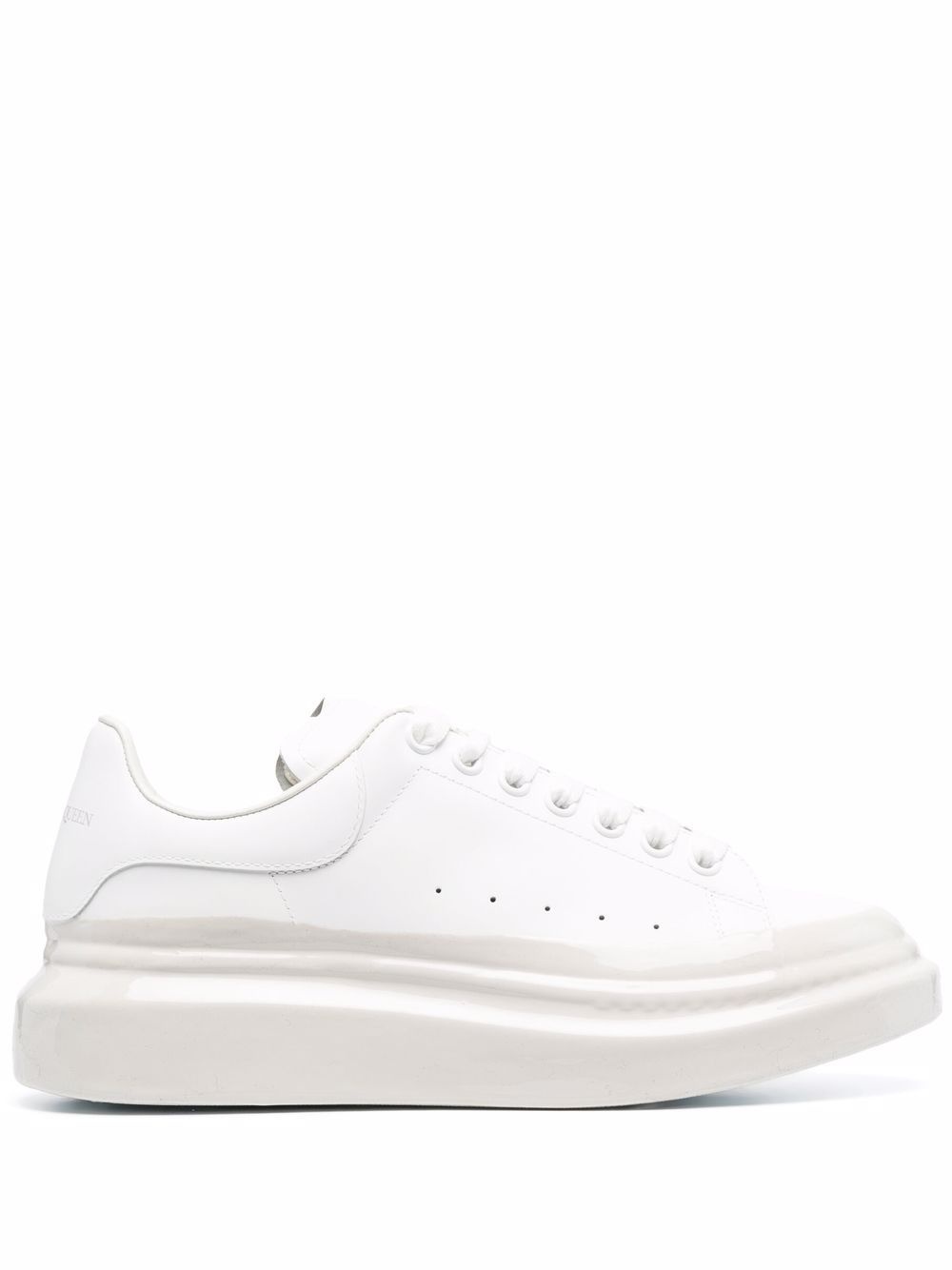 Oversized contrasting-sole sneakers - 1