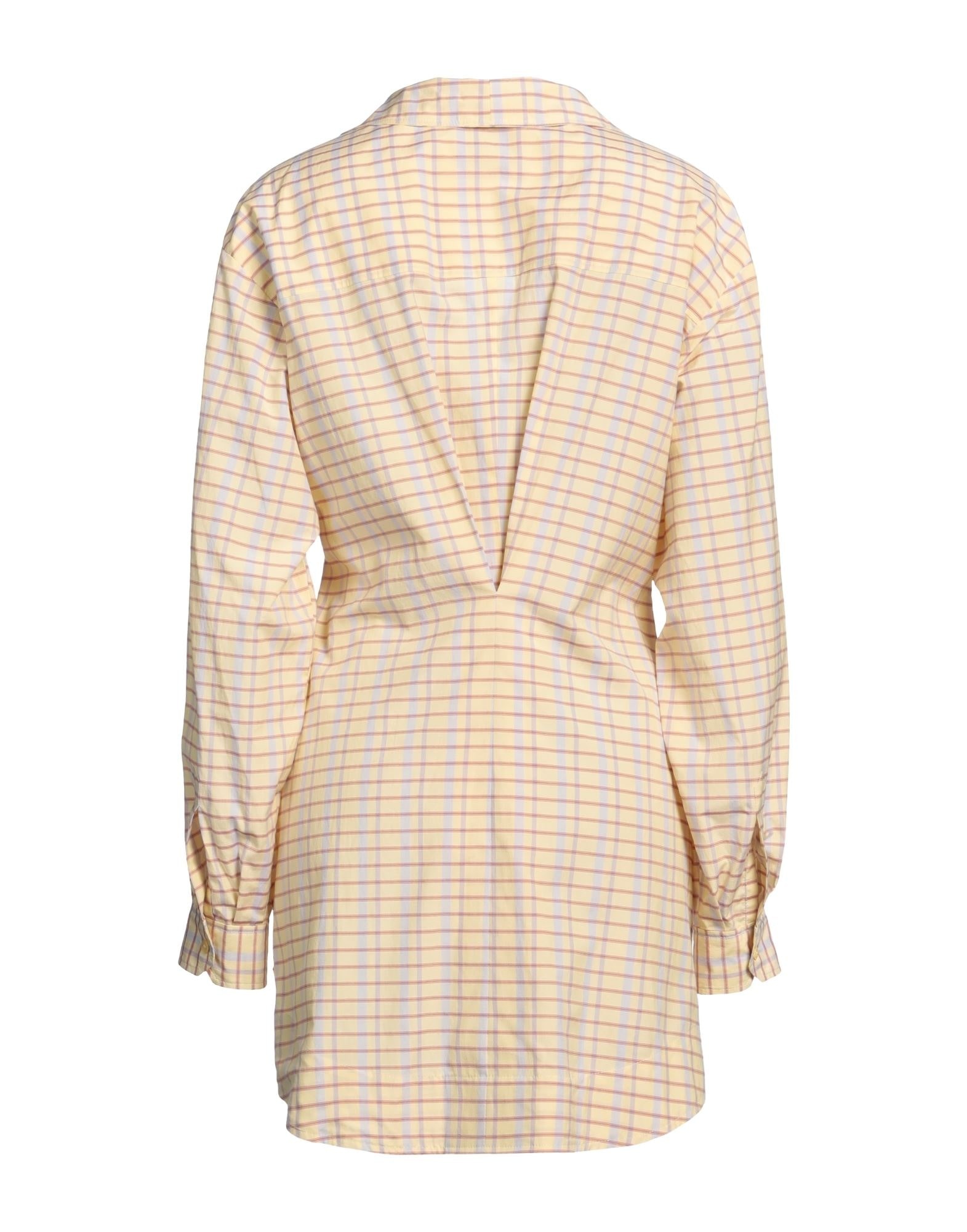 Light yellow Women's Shirt Dress - 2