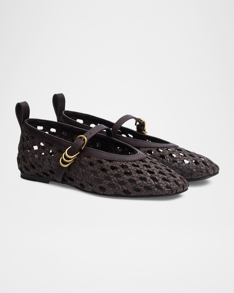 rag & bone Spire Woven Mary Jane Ballerina Flats outlook