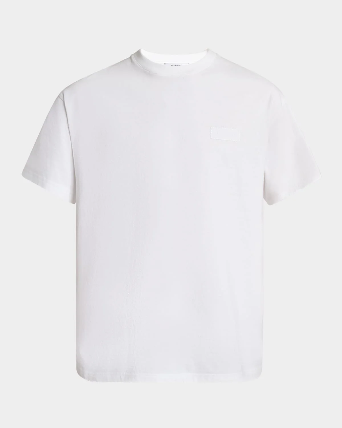Men's Embroidered Logo Patch Crewneck T-Shirt - 1