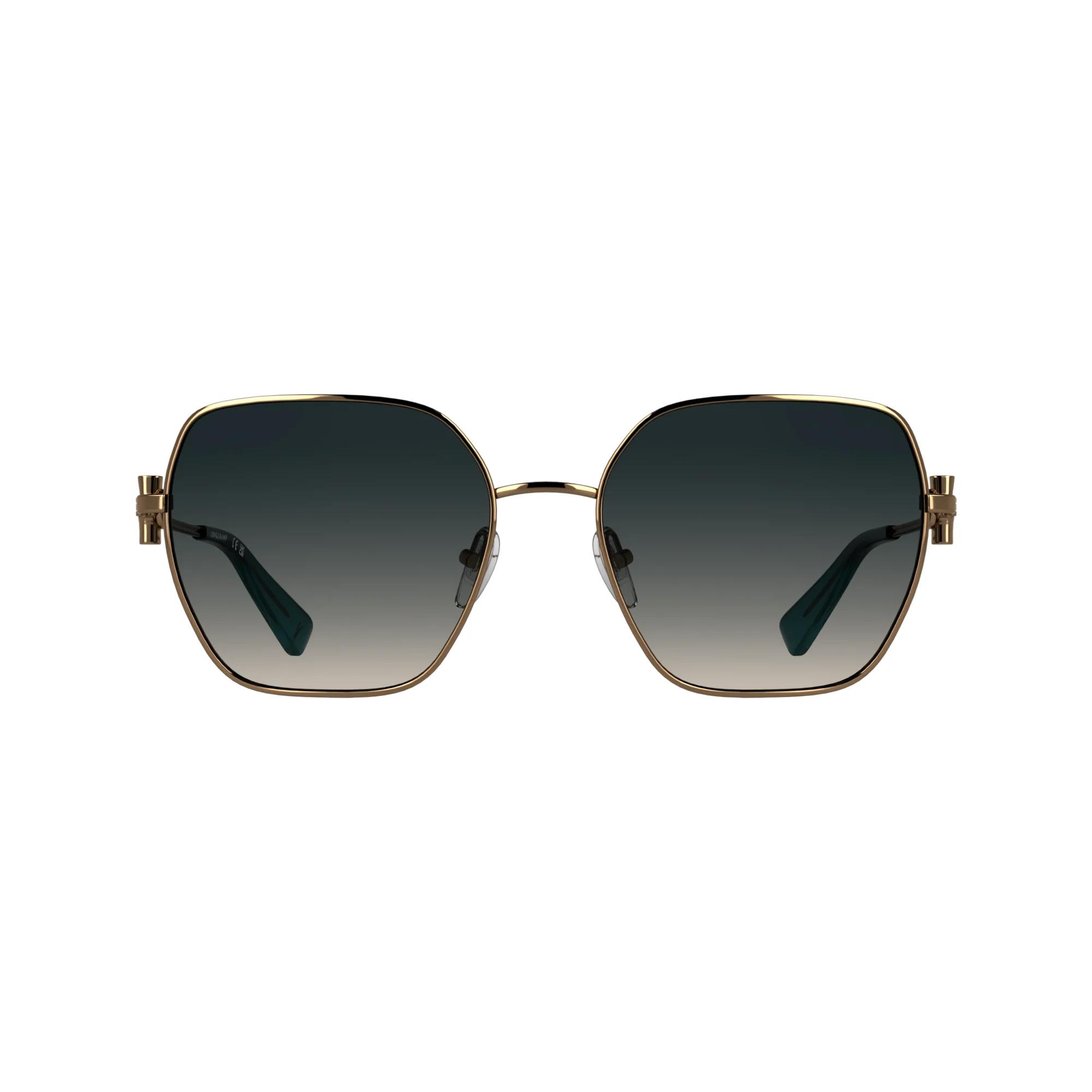 Sunglasses Golden amber/Degraded smoked - Metal - 1