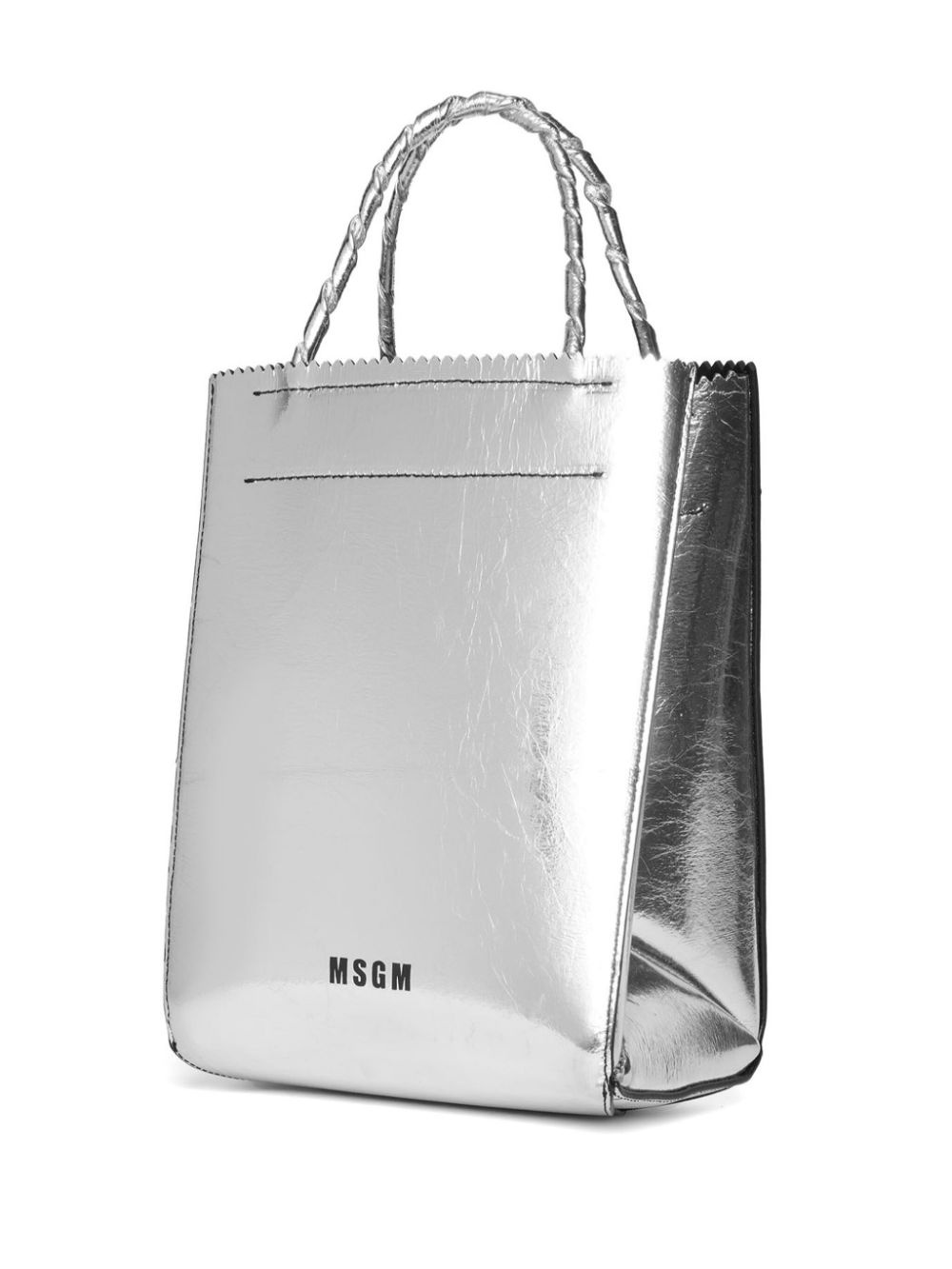 metallic tote bag - 3