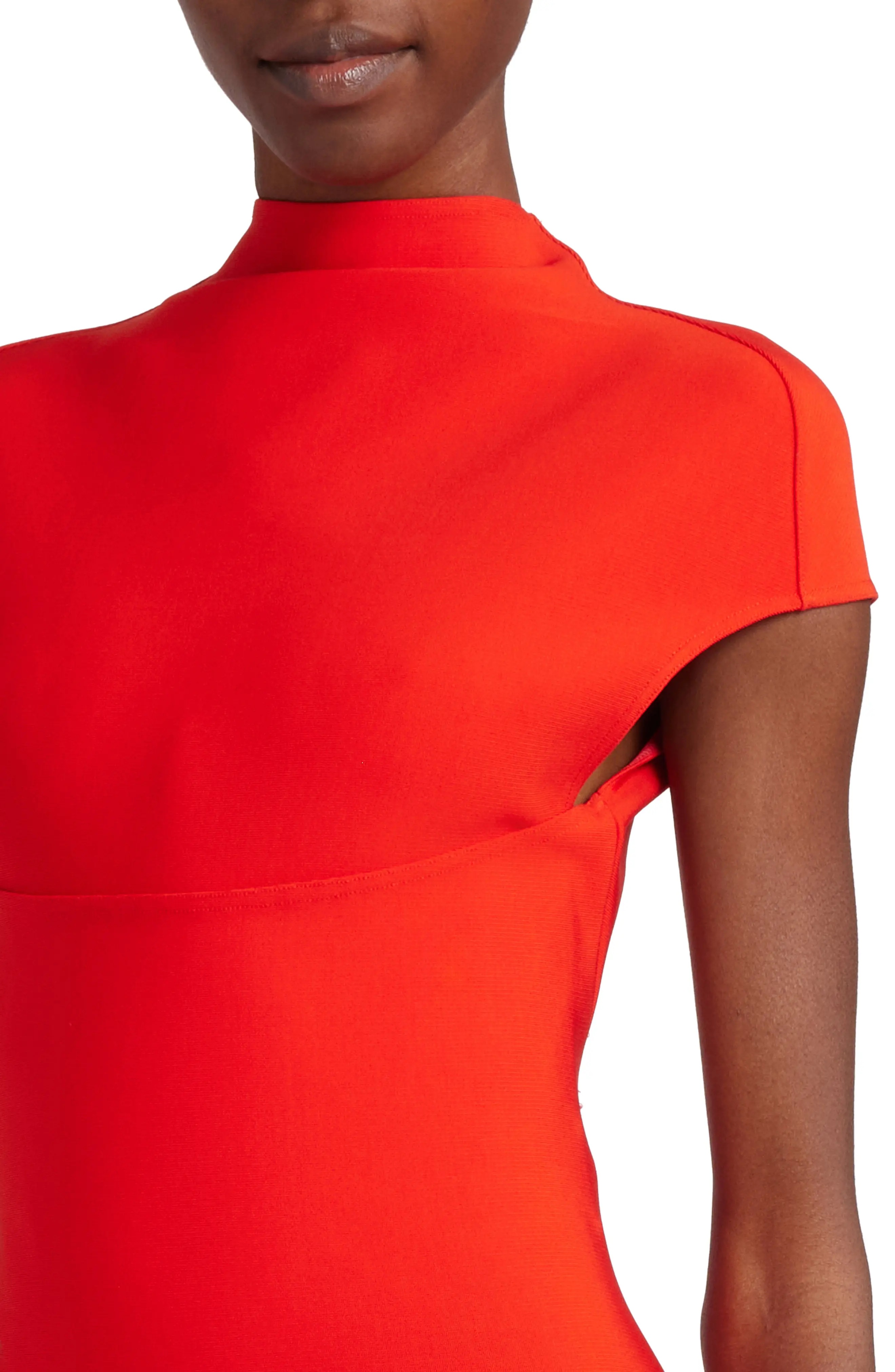 Alaïa Open Back Sculpting Jersey Dress | nordstrom | REVERSIBLE