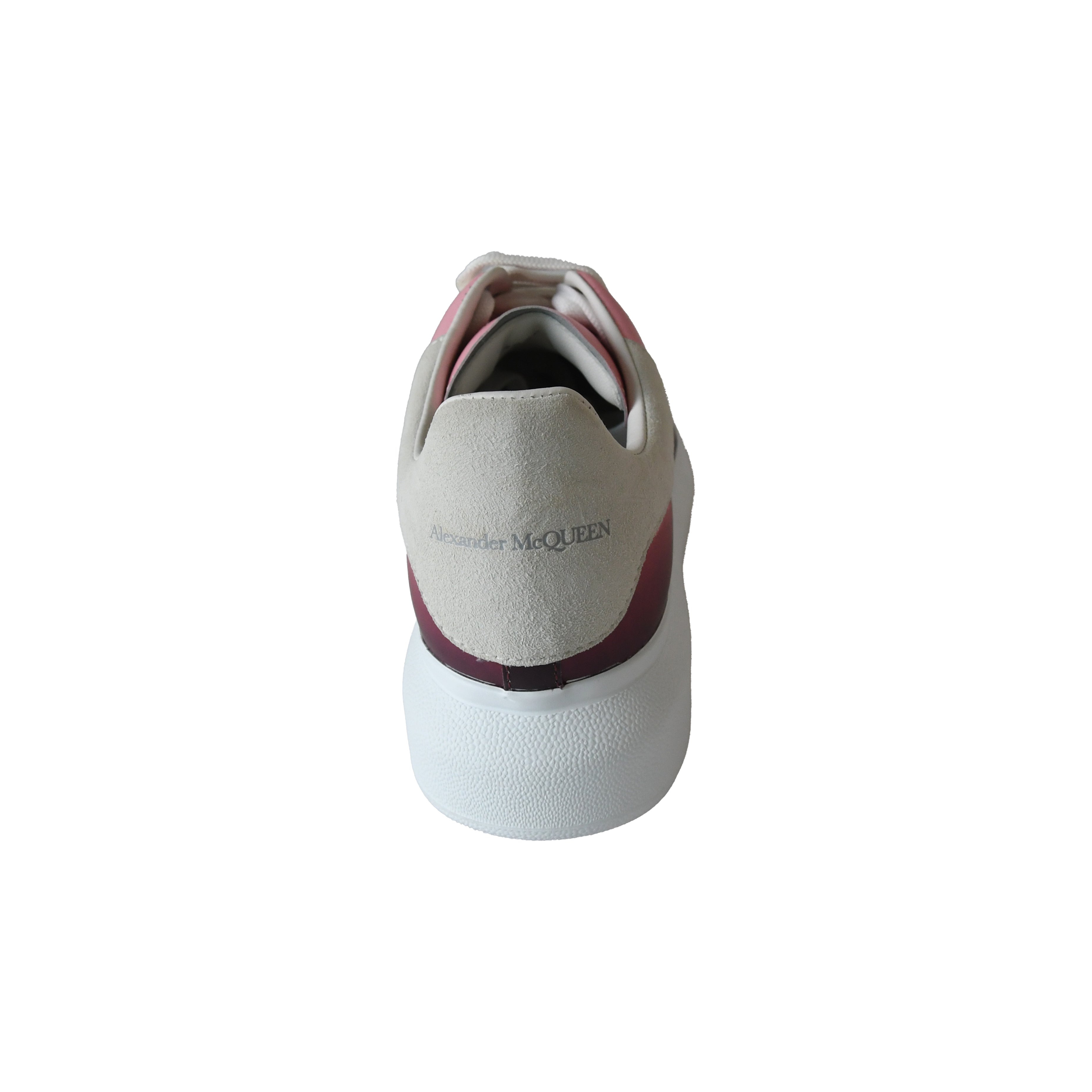 Alexander McQueen Oversized Dip Dye Leather Sneakers Pink - 4