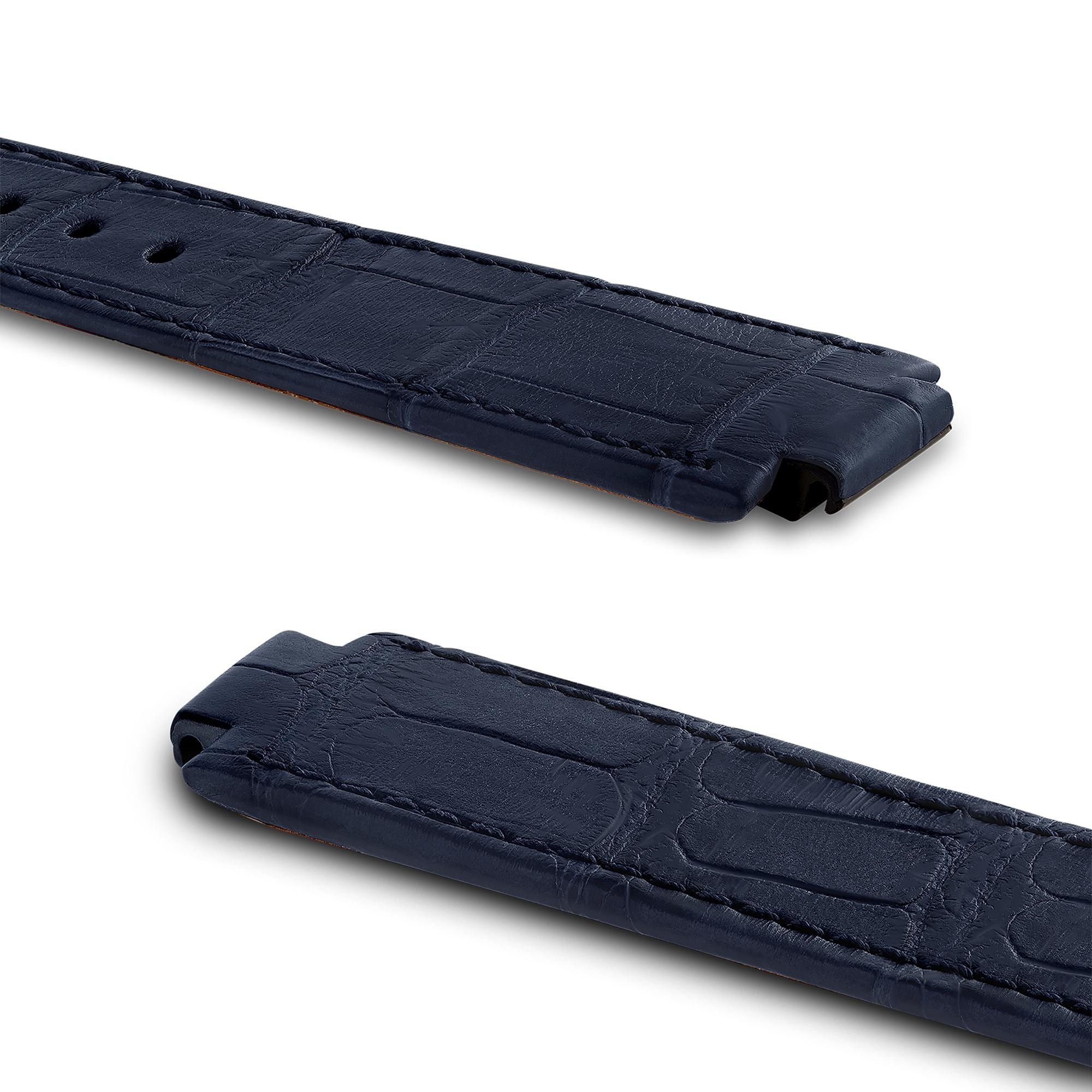 STRAP TAMBOUR ALLIGATOR NAVY L/L - 2