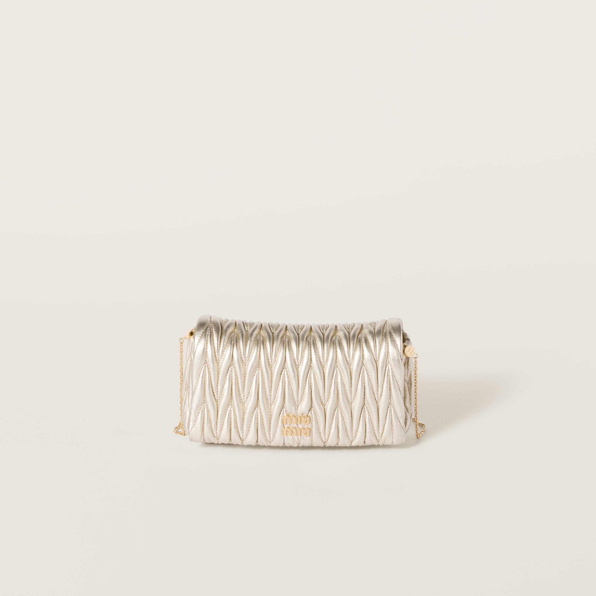 Matelassé nappa leather mini-bag - 1