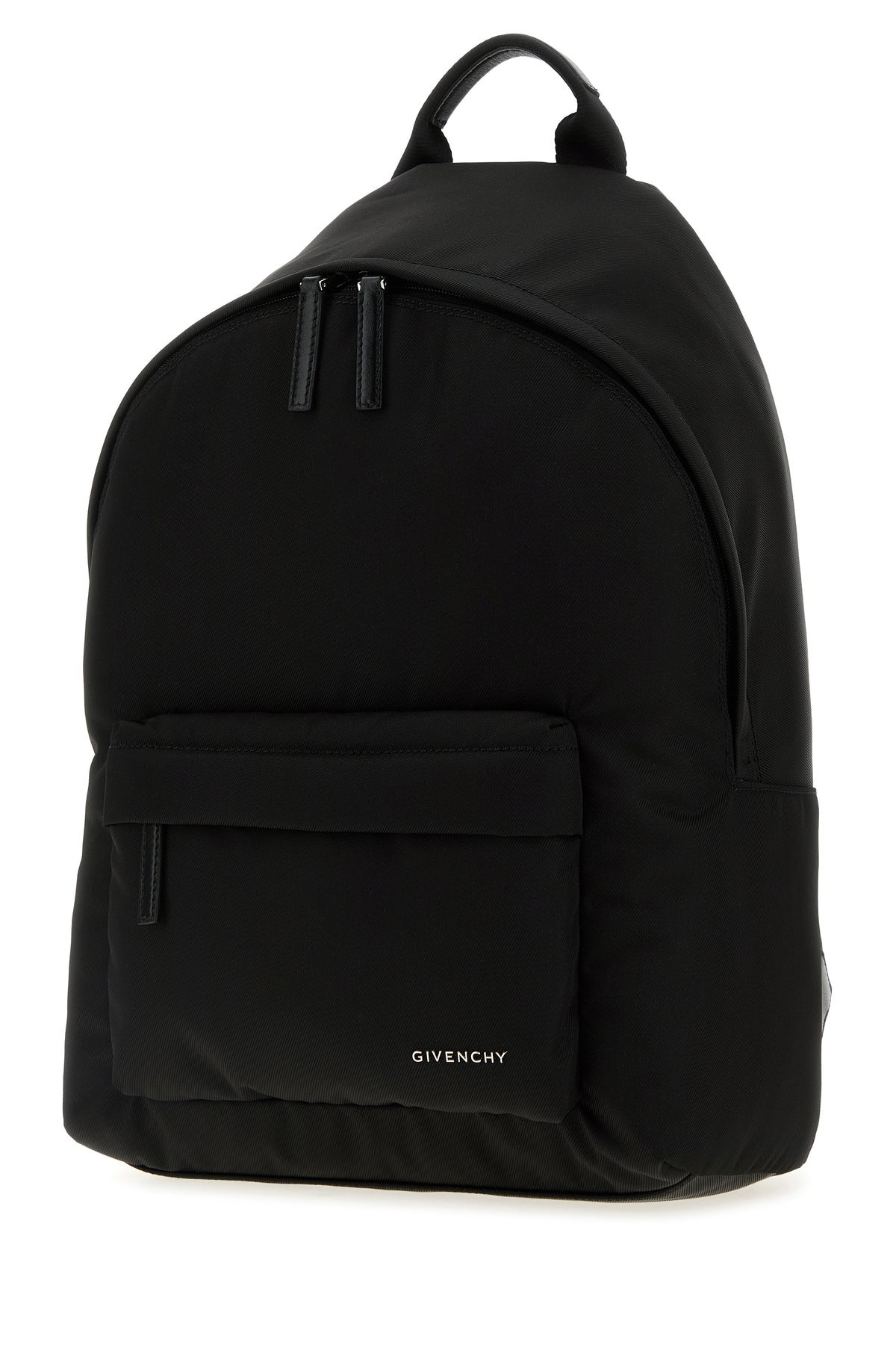 Blak canvas backpack - 2