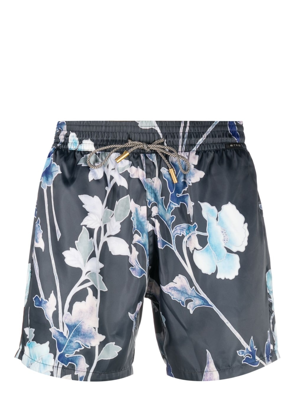 floral-print swim shorts - 1