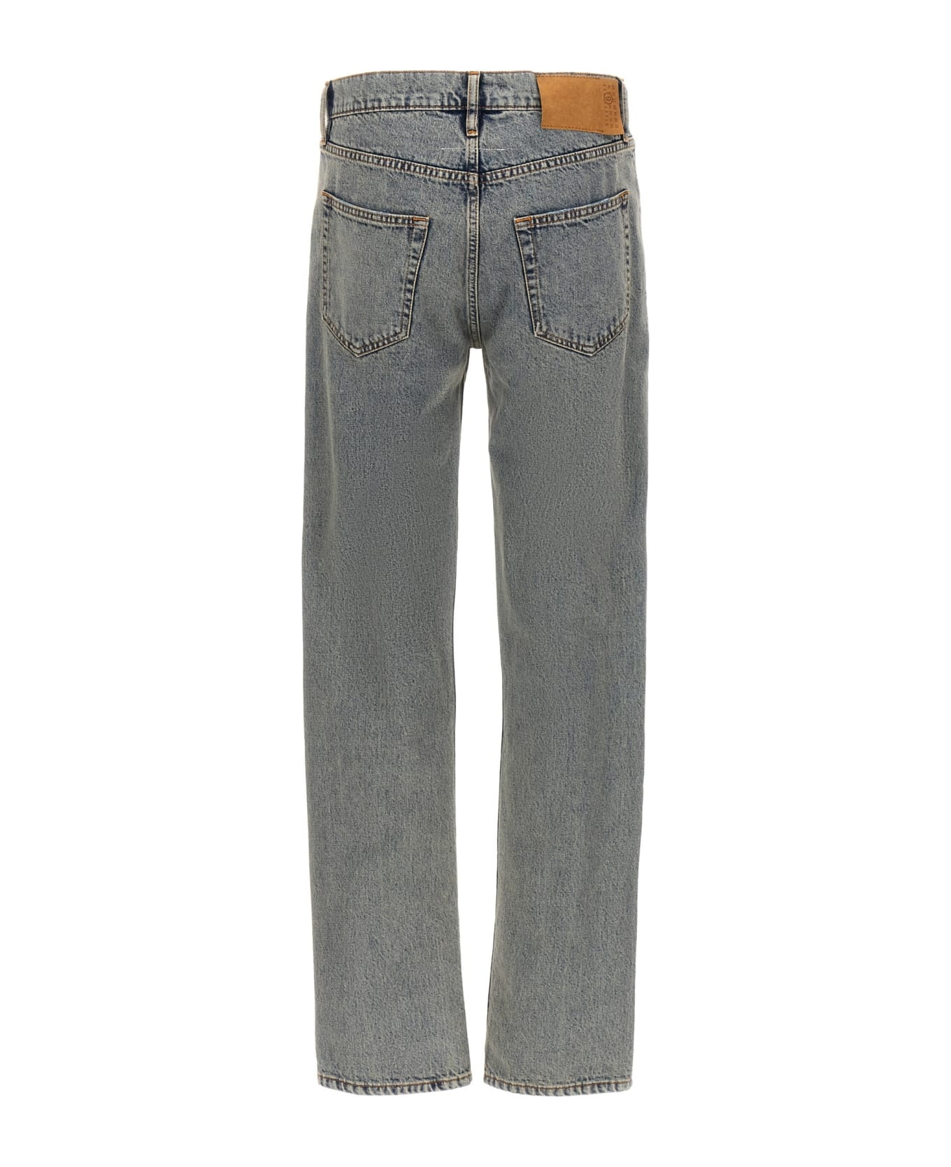 Visible Stitching Jeans - 2