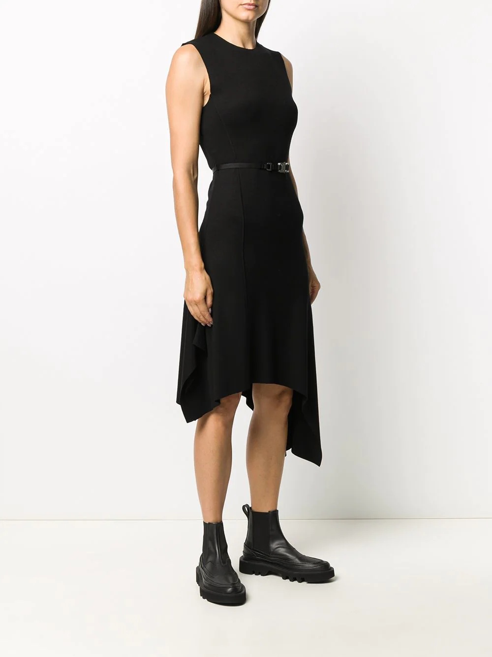 asymmetric midi dress - 3