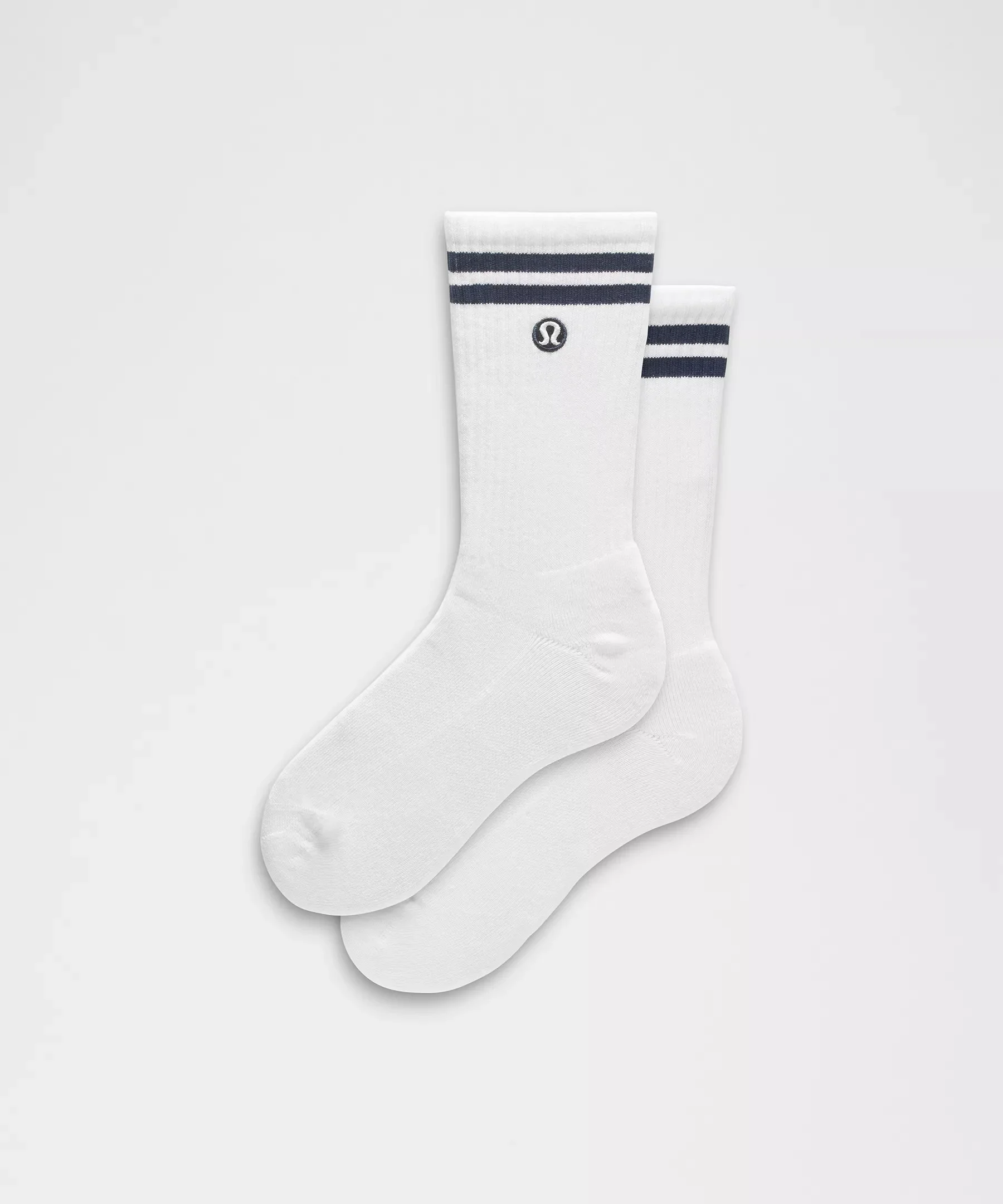 Unisex Daily Essential Crew Socks *Stripe - 1