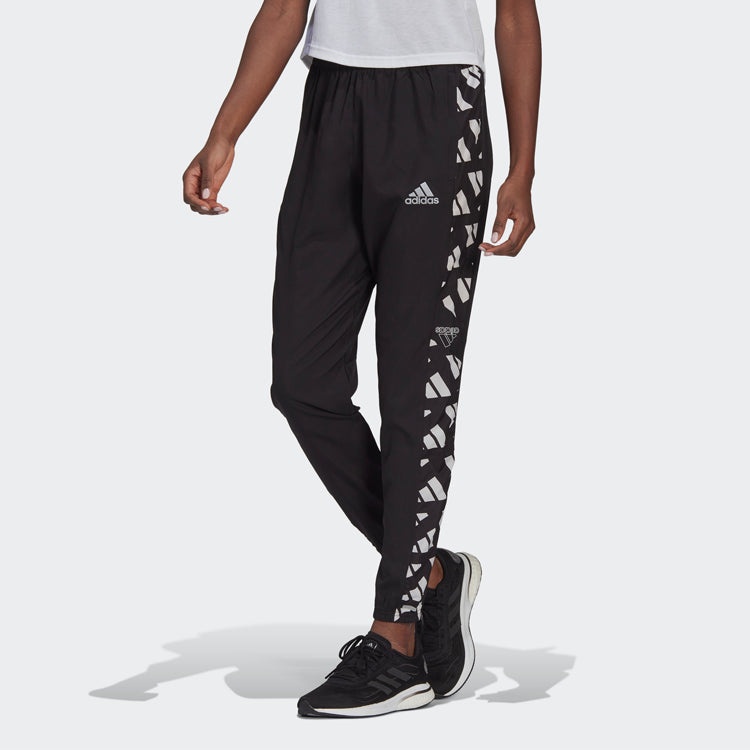 (WMNS) adidas Celeb Pant W Running Sports Knit Long Pants/Trousers Black GK6190 - 3