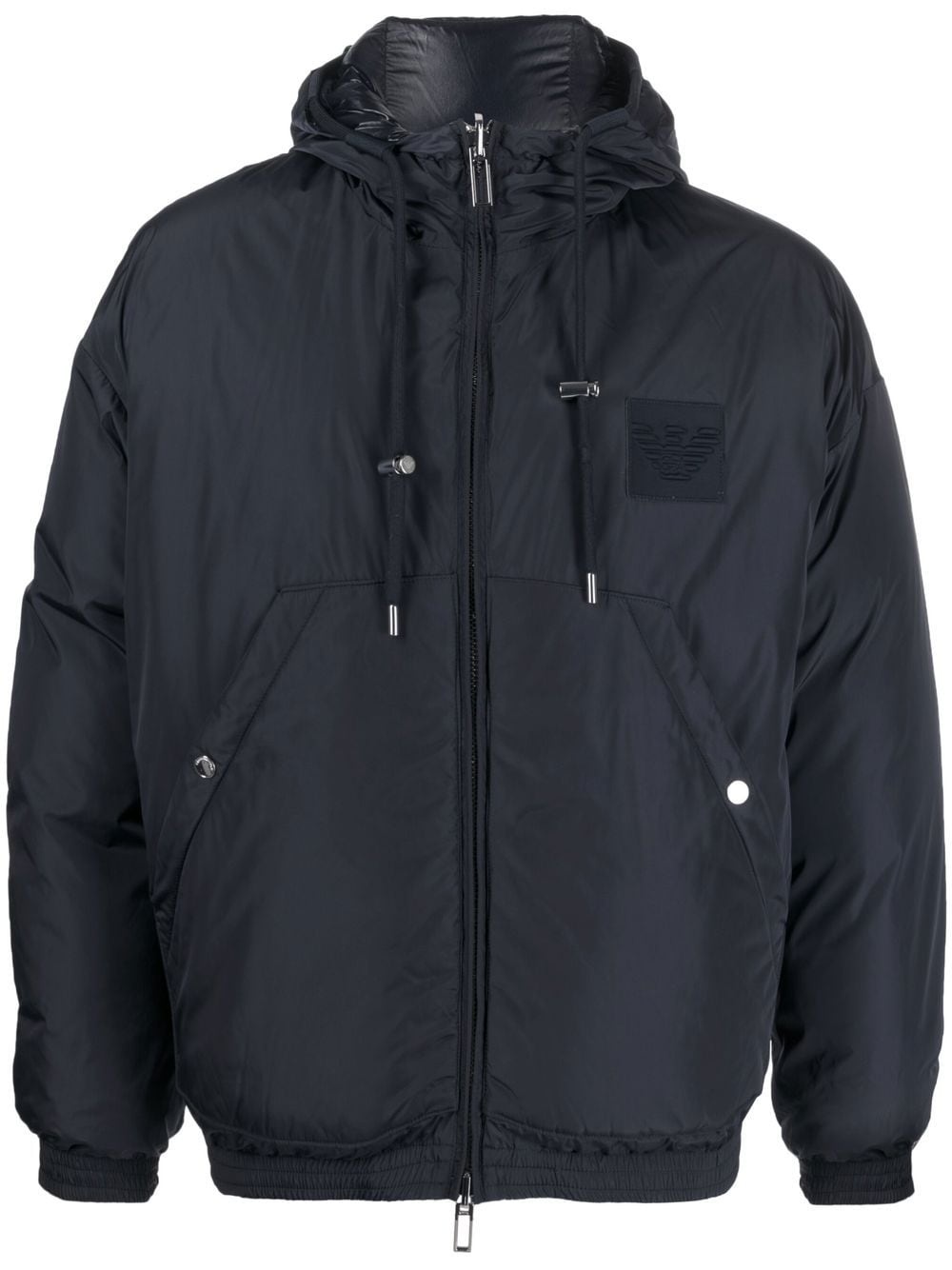 reversible hooded padded jacket - 1