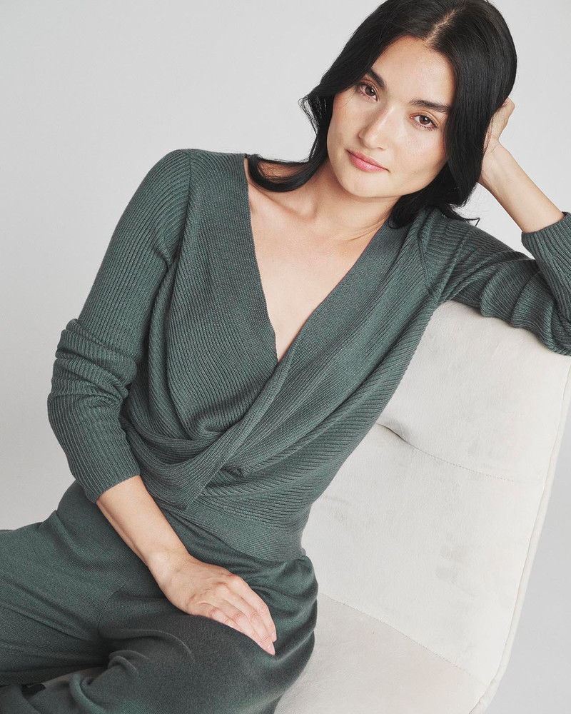 Loopknit LYR Surplice Sweater 3