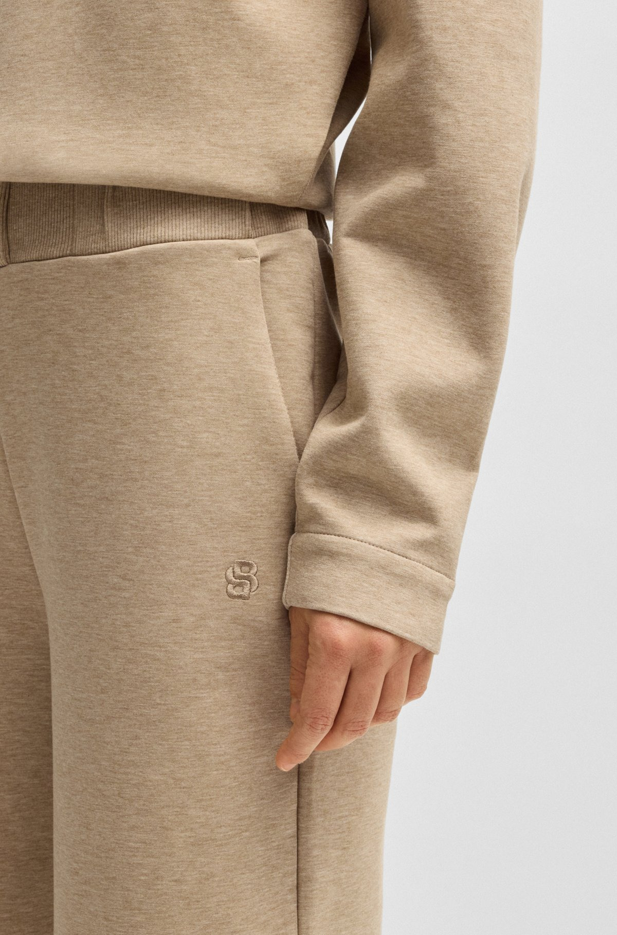 TRACKSUIT BOTTOMS WITH DOUBLE B MONOGRAM - 5
