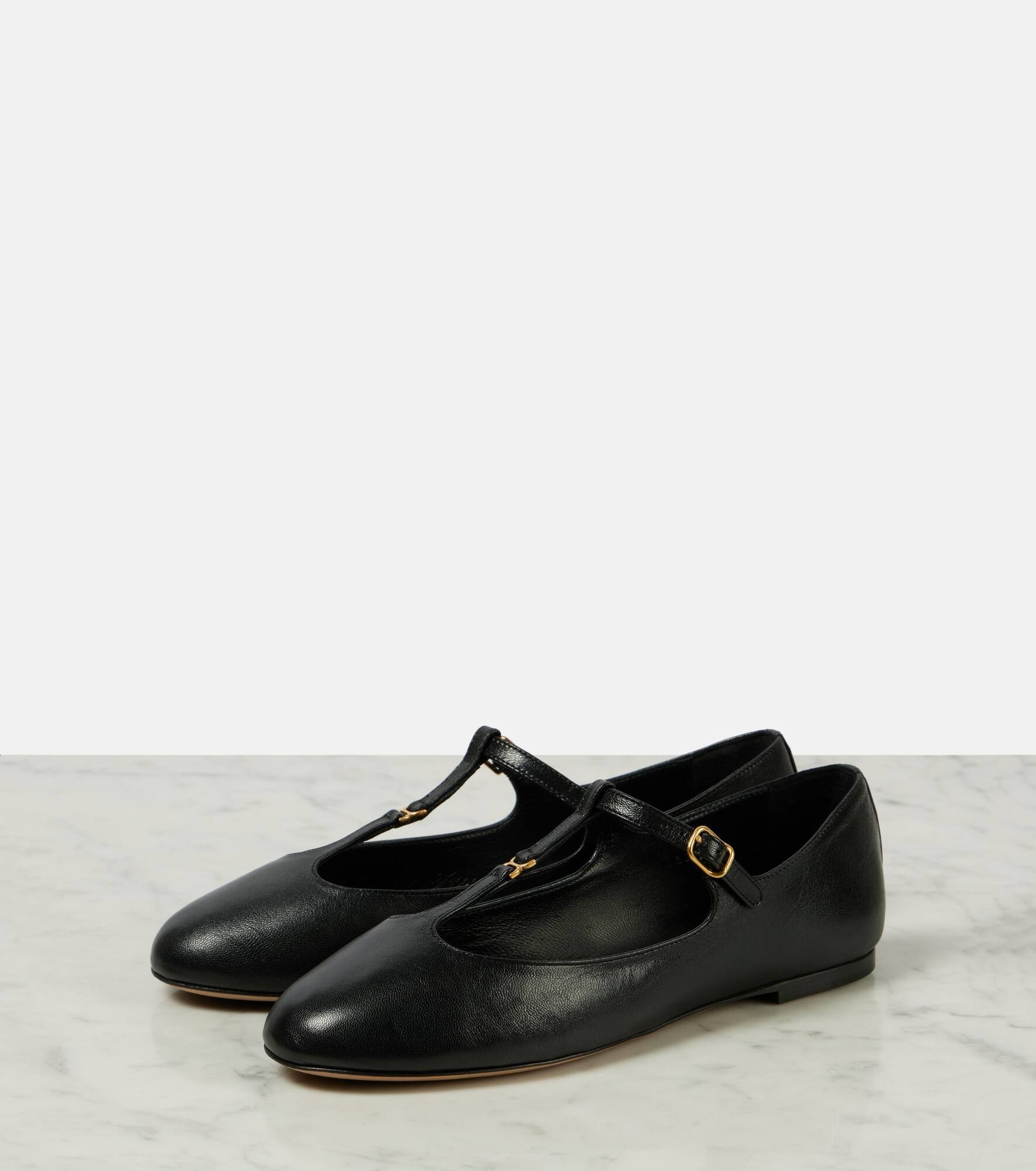 Marcie leather flats - 5