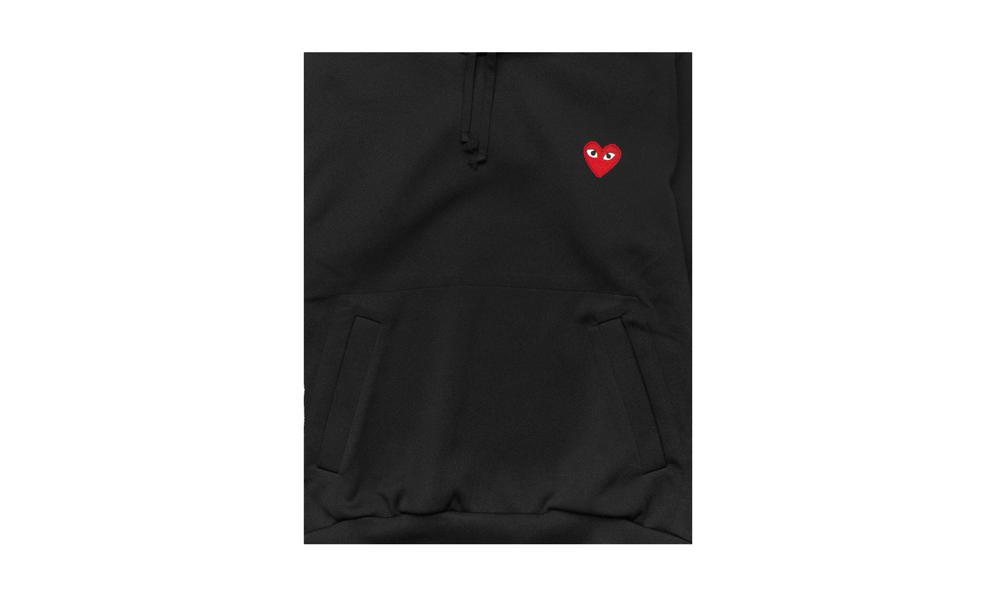 Heart Pullover Hoodie "Black" - 2