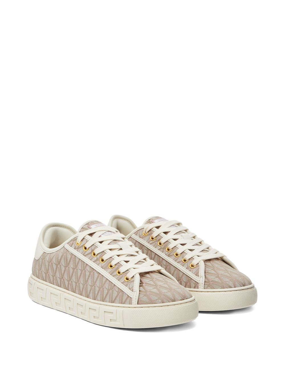 Greca-pattern sneakers - 2