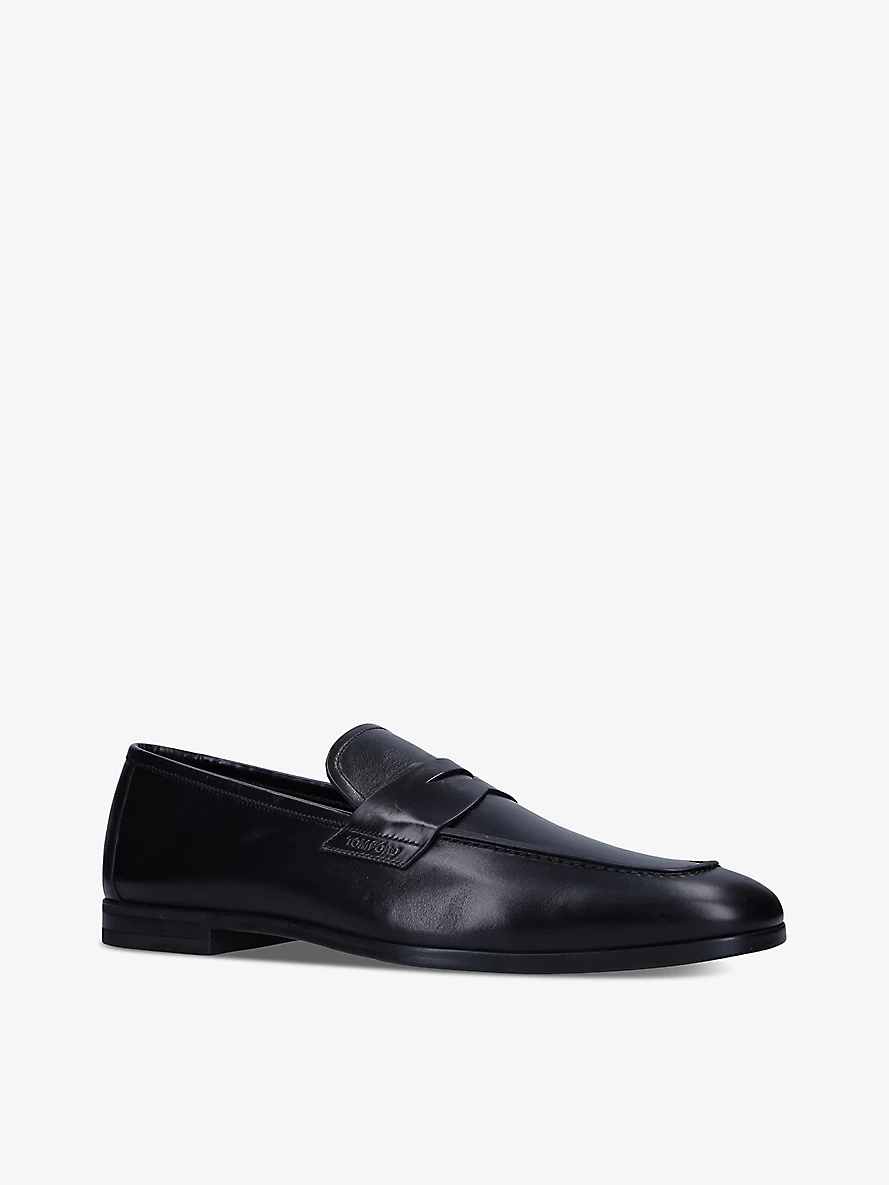 Smooth leather penny loafer - 3