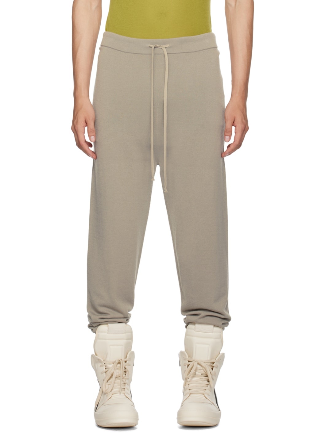 Off-White Drawstring Sweatpants - 1