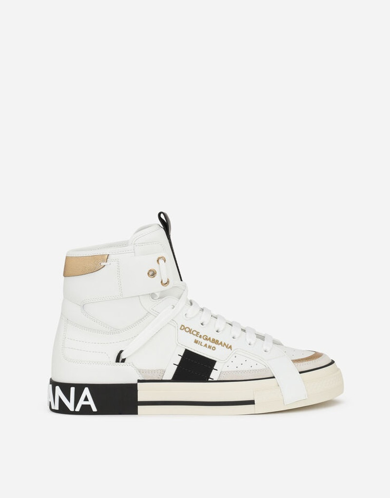 Calfskin 2.Zero custom high-top sneakers with contrasting details 1
