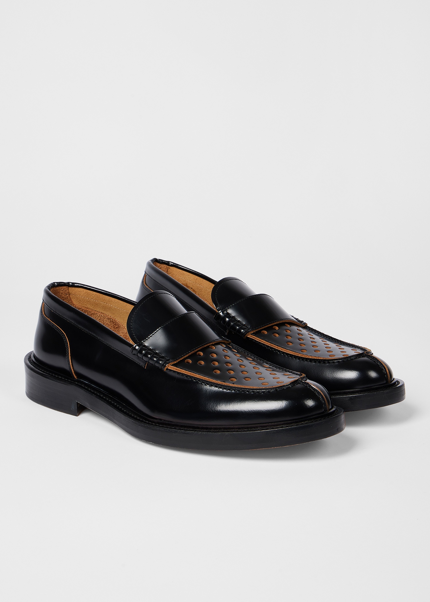 Black Leather 'Rossini' Loafers - 2