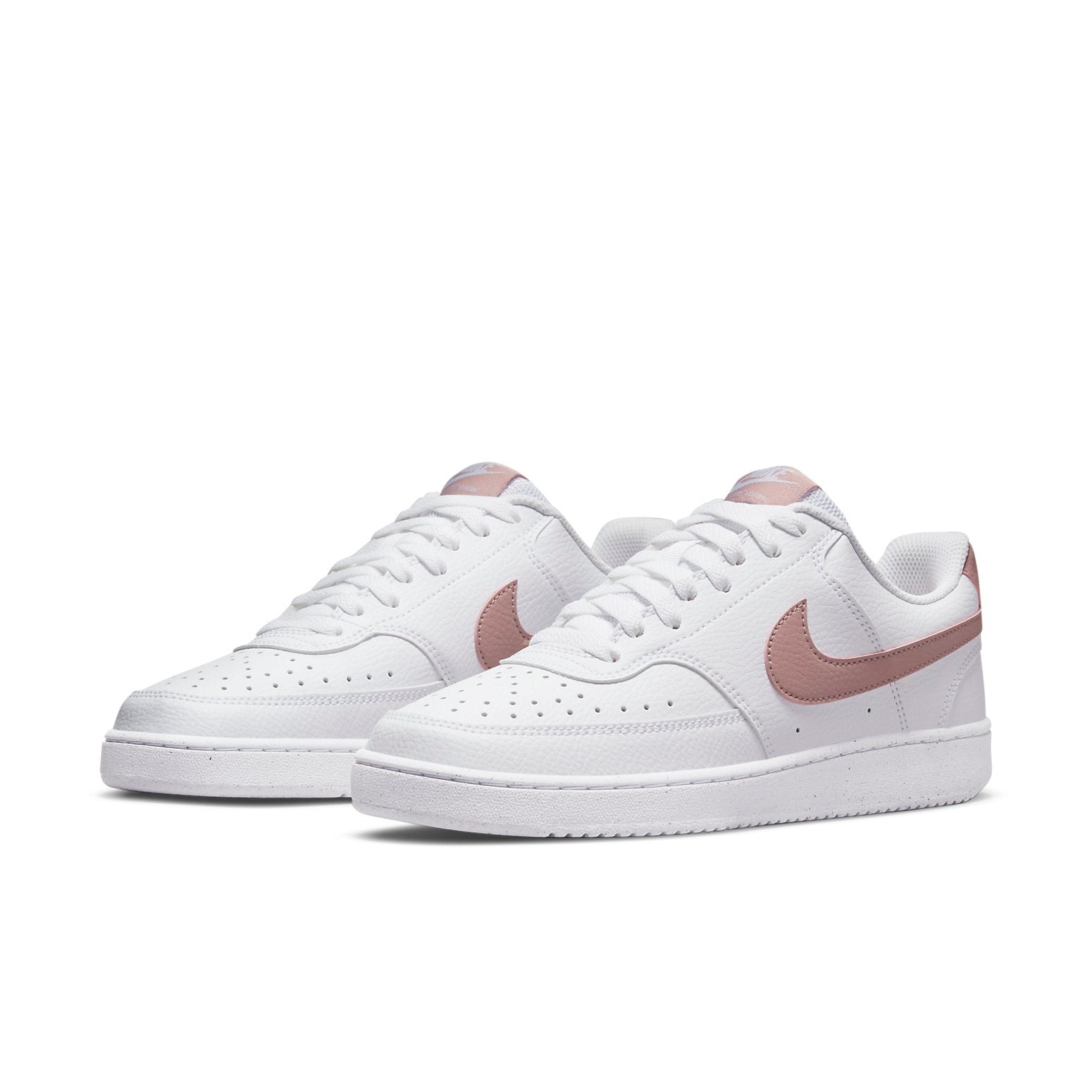 (WMNS) Nike Court Vision Low Next Nature 'White Pink Oxford' DH3158-102 - 3