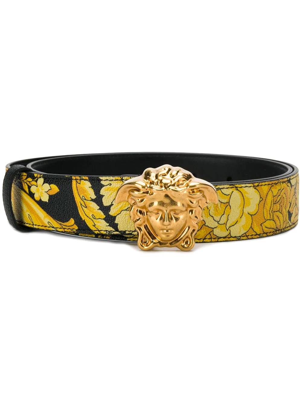 Hibiscus-print belt - 1