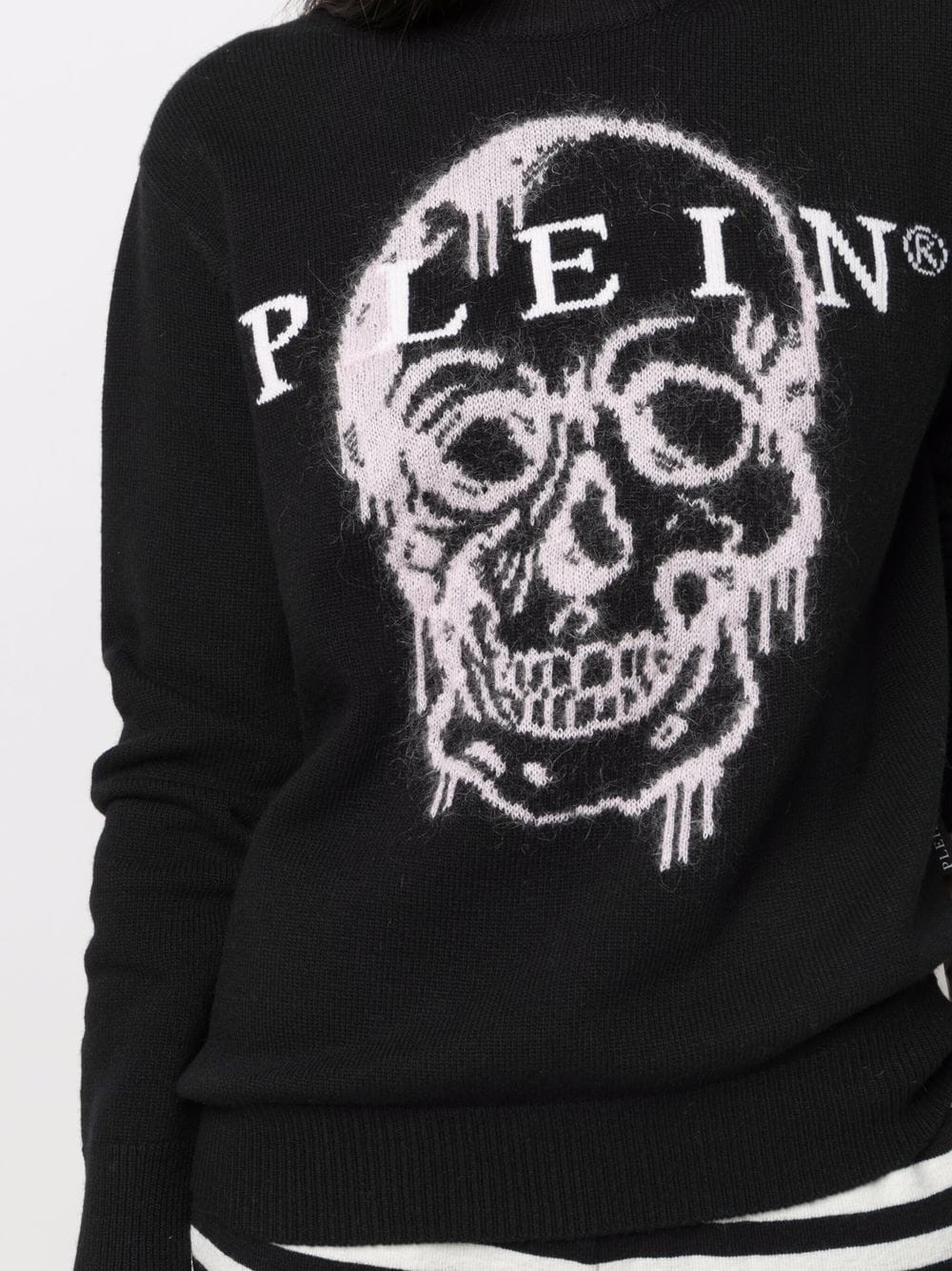 intarsia-knit skull jumper - 5