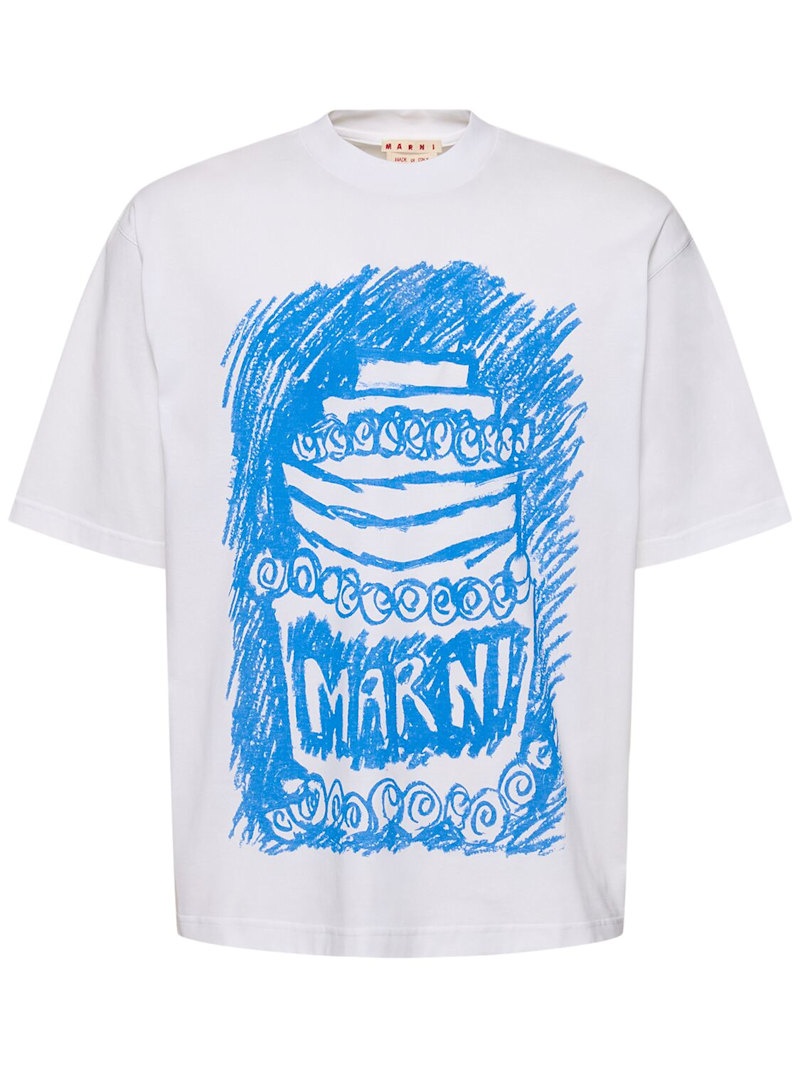 Blue Cake jersey t-shirt - 1