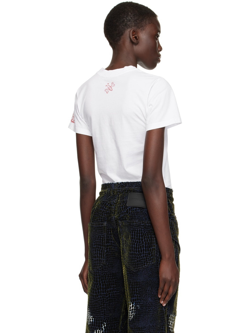 White Printed T-Shirt 3