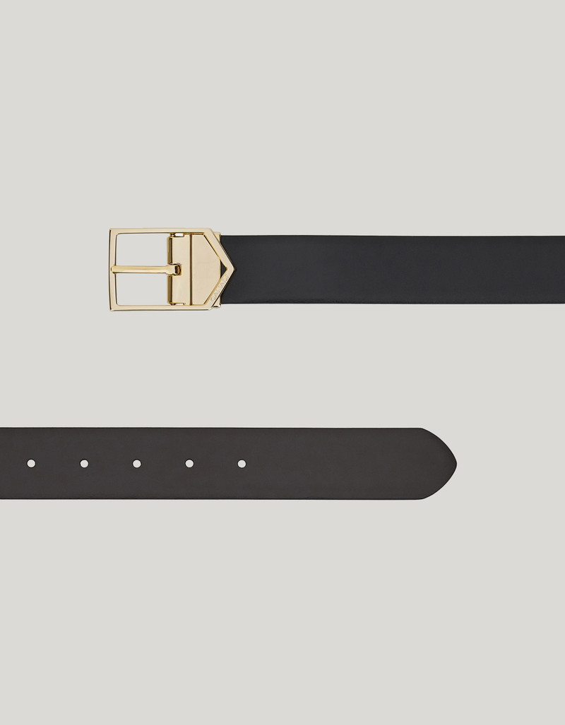 CORDOVAN FINISHING CALFSKIN BELT 82