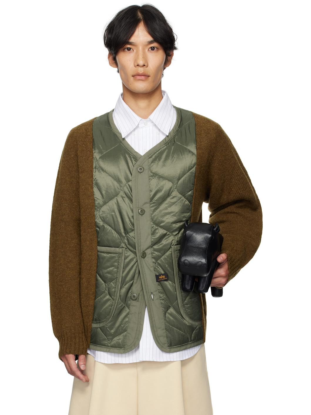 Brown & Green N°80 Liningknitter Cardigan Jacket - 1