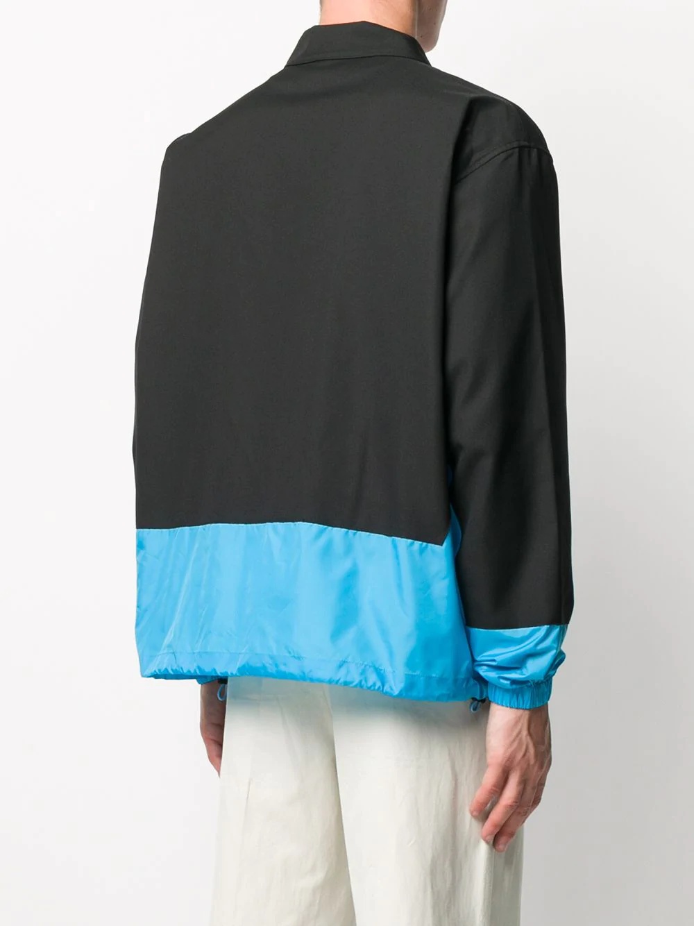 two-tone buttoned jacket - 5