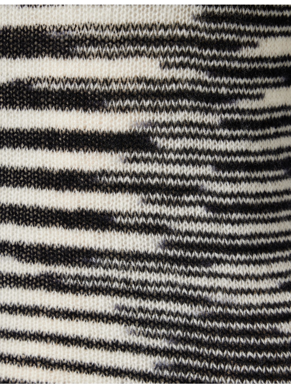 Striped V-Neck Cashmere And Wool Jumper - 6