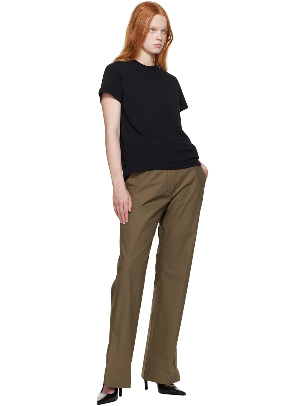 Taupe Mitra Trousers - 4