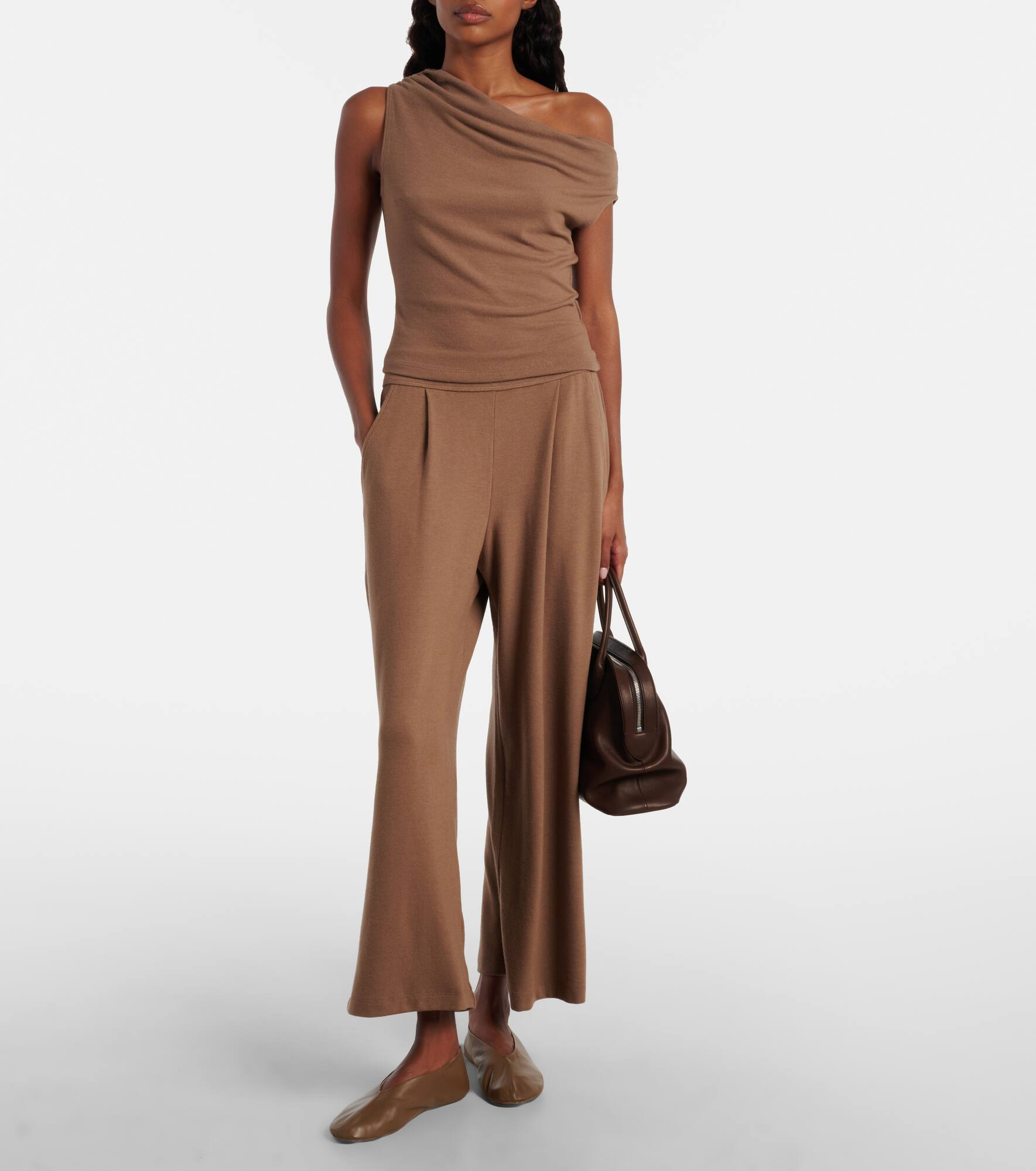 Lauren asymmetric jersey top - 2