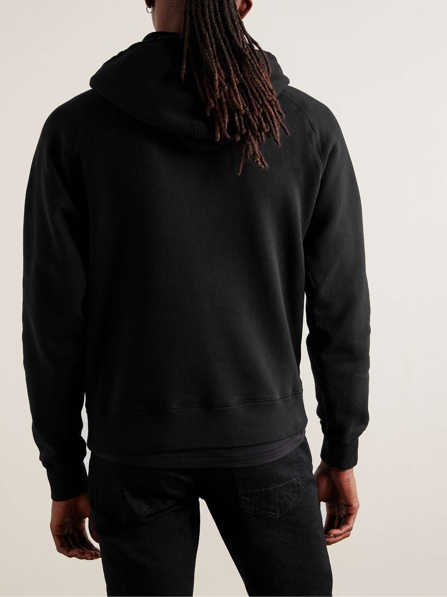 Garment-Dyed Cotton-Jersey Hoodie - 3