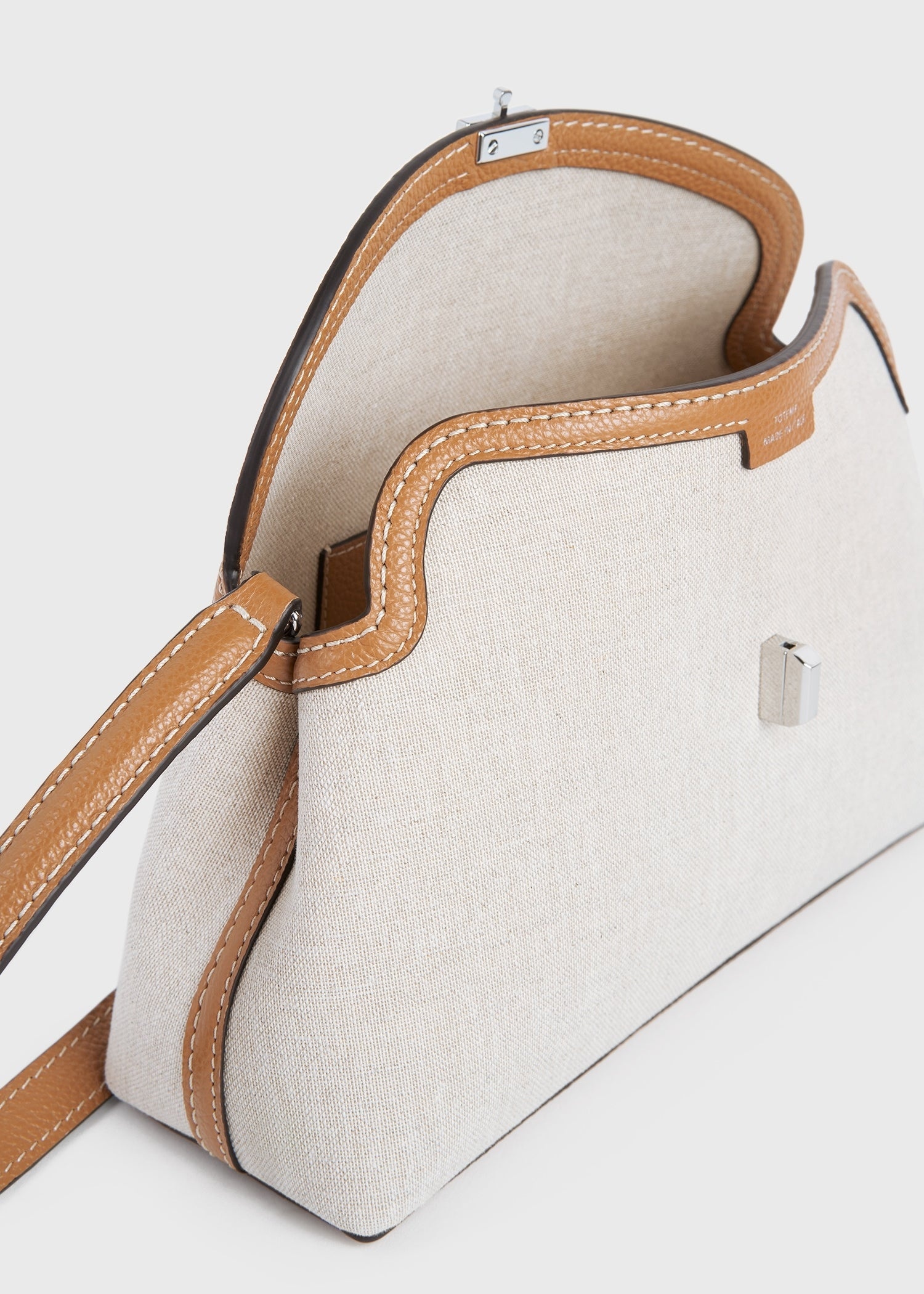 T-Lock clutch ecru/tan - 5