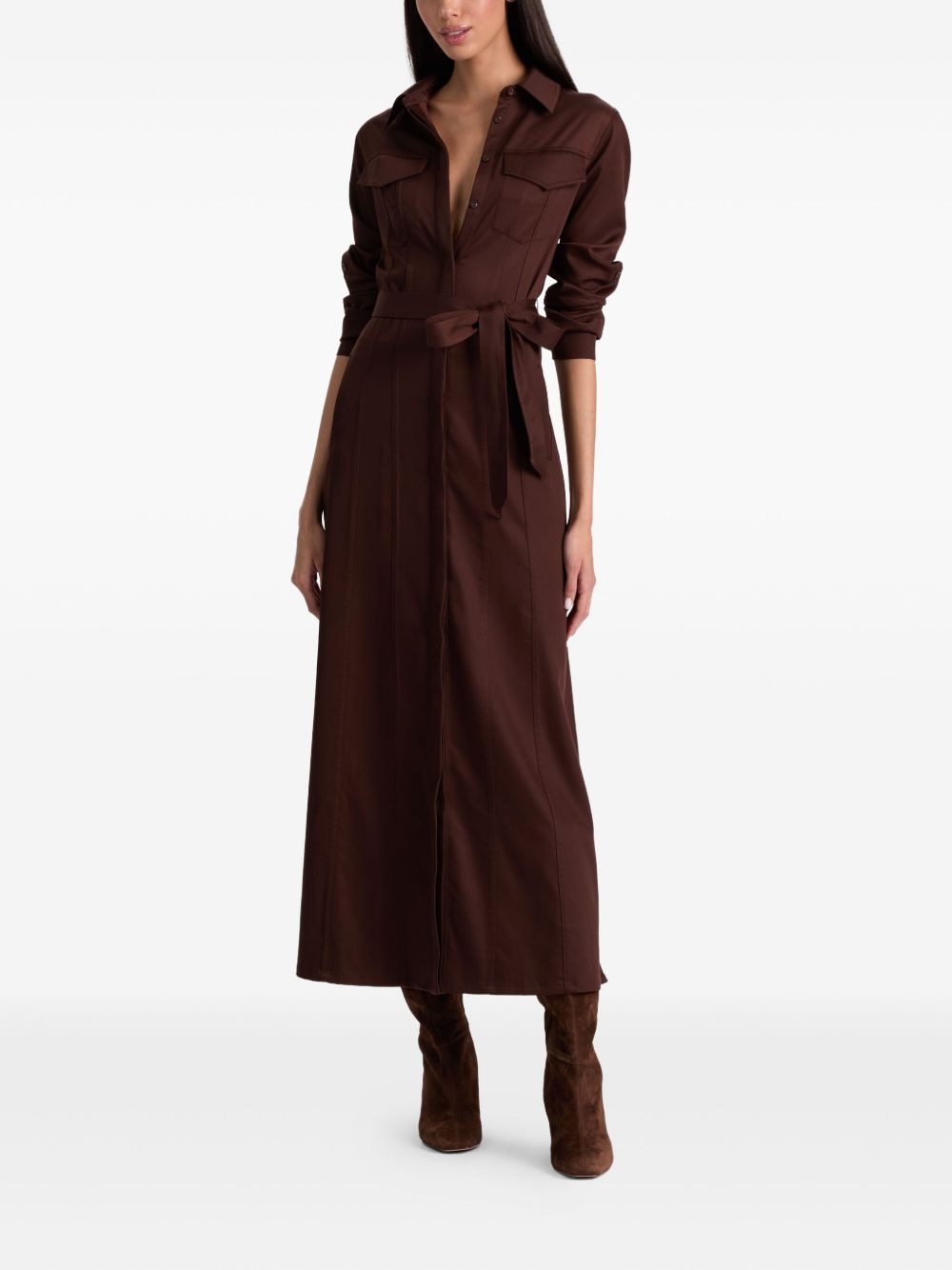 Chassidy belted midi dress - 3