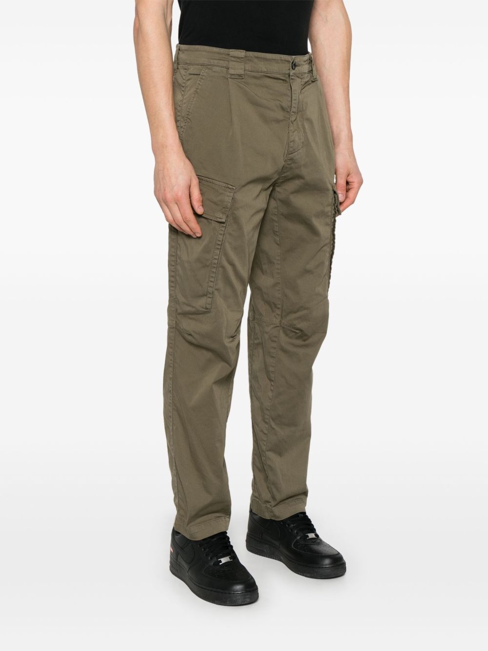 Lens-detail cargo trousers - 3